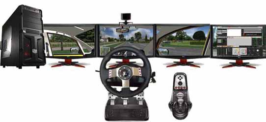 desktop driving simulator