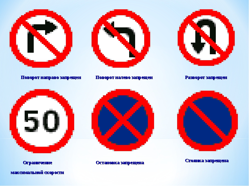 Сколько всего запрещающих. Запрещающие знаки дорожного движения. Дорожные знаки с пояснениями. Знаки дорожного движения стоянка запрещена. Дорожный знак поворот запрещен.