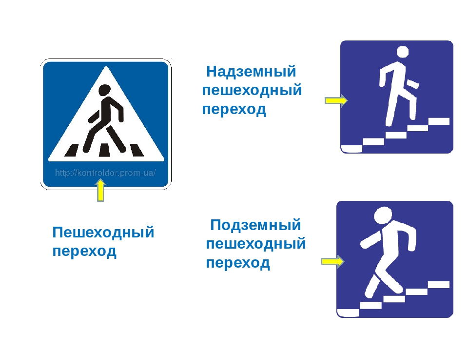 Виды пешеходных переходов в картинках для детей