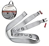 Mozzbi Recovery Towing Straps 4” x 20ft - 30,000lb Break Strength, Included 4.75T D-Ring Shackle, Reinforced Loop End