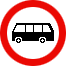 Знак 3.34 Движение автобусов запрещено