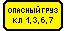 Знак 8.19 Класс опасного груза