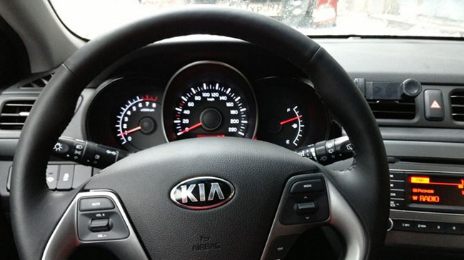 Belka Car - interior of car-sharin hatchback KIA