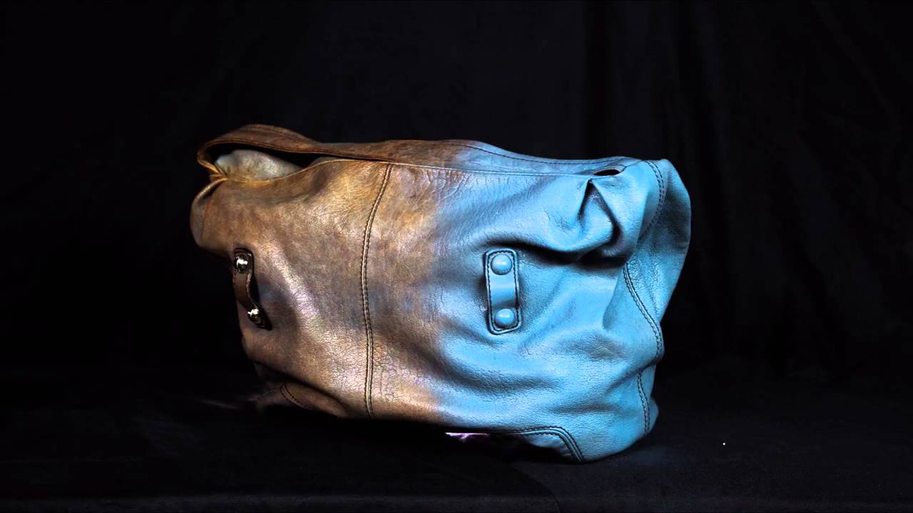 перекраска кожаной сумки
