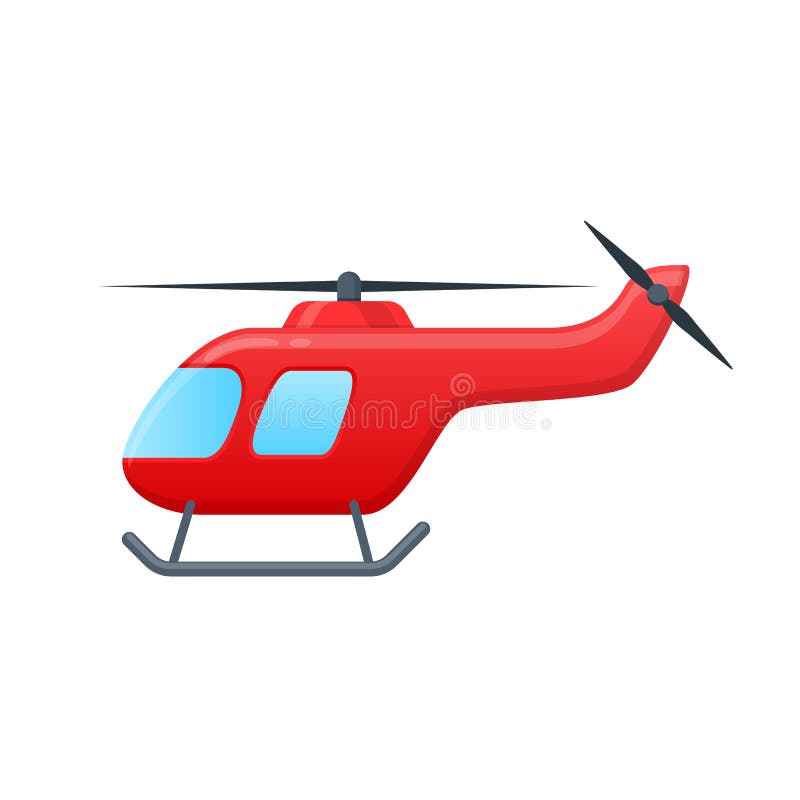 Children toys, air vehicles. Flying helicopter, for transportation. Air passenger helicopter. Transport for flight in air. Logistics, delivery services. Kid royalty free illustration